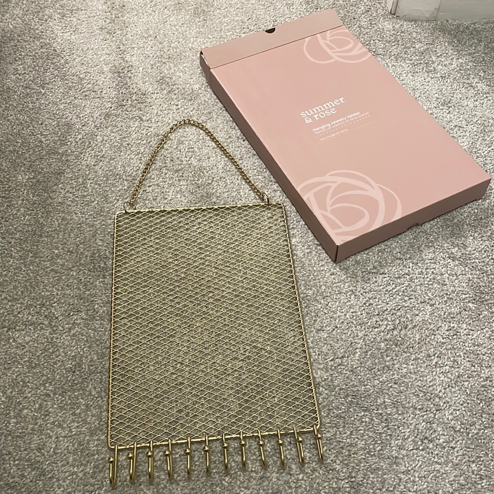 Summer & Rose Hanging Jewelry Holder - Picture 2 of 5